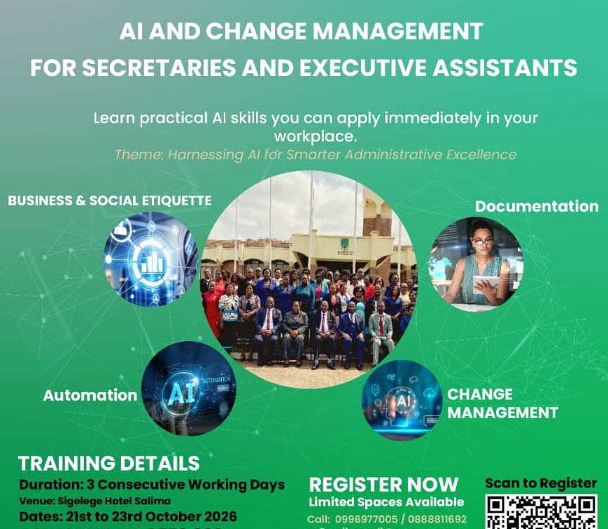 AI FOR SECRETARIES & EXECUTIVE ASSISTANTS AND CHANGE MANAGEMENT